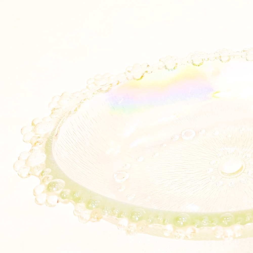 Rainbow glass candybowl